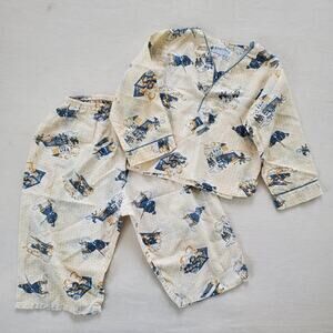 Vintage '60s Fireman Pajamas Set 2t